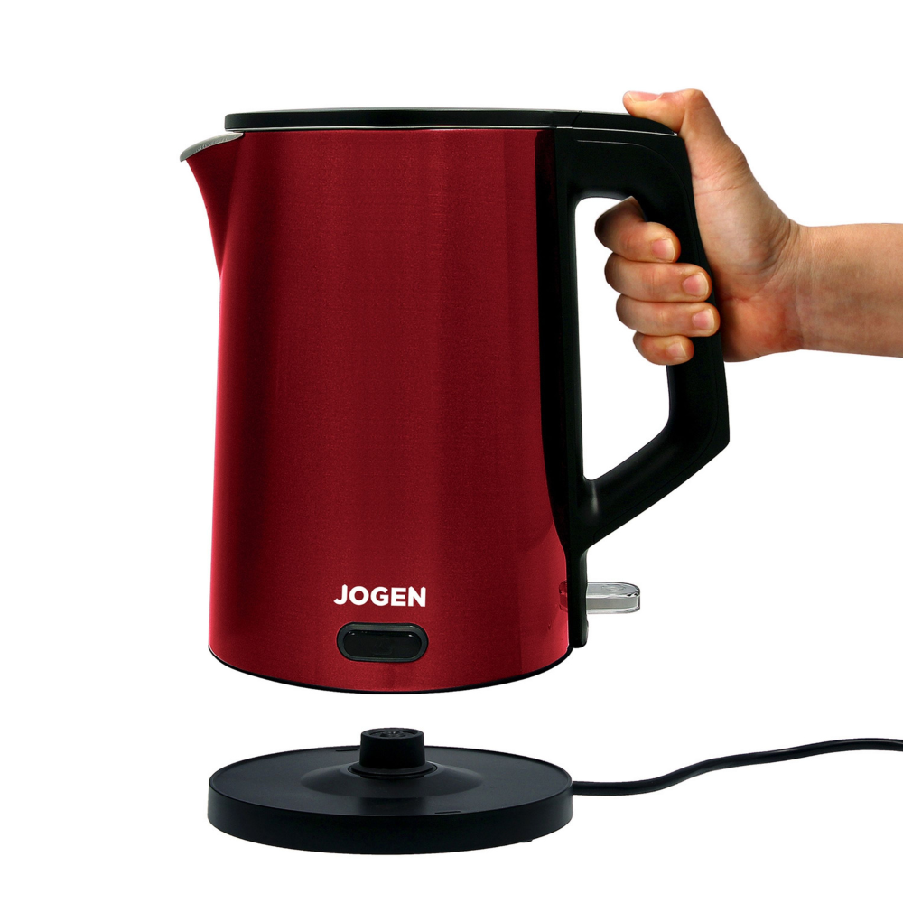 JOGEN KE 4213 Stainless Steel Kettle 1.9L 2200W Keep Warm (Red) - image 2