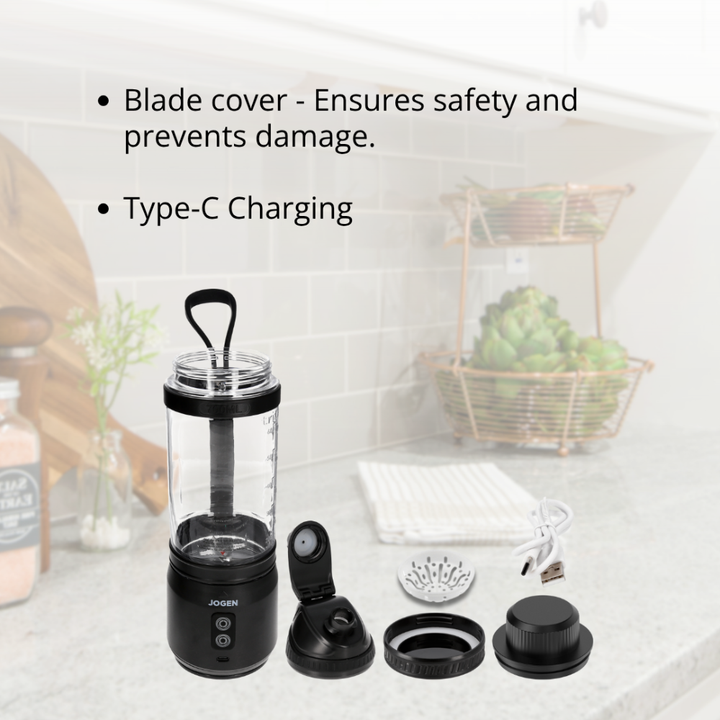 JOGEN BL 1131 Portable Intelligent Blender 280W (Black) - image 5