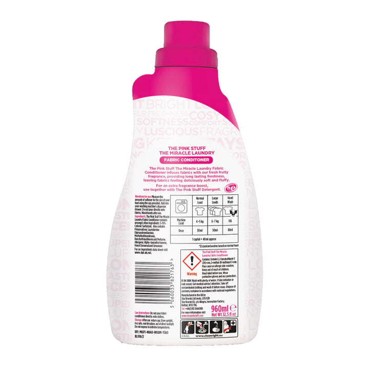 The Pink Stuff The Miracle Laundry Fabric Conditioner
