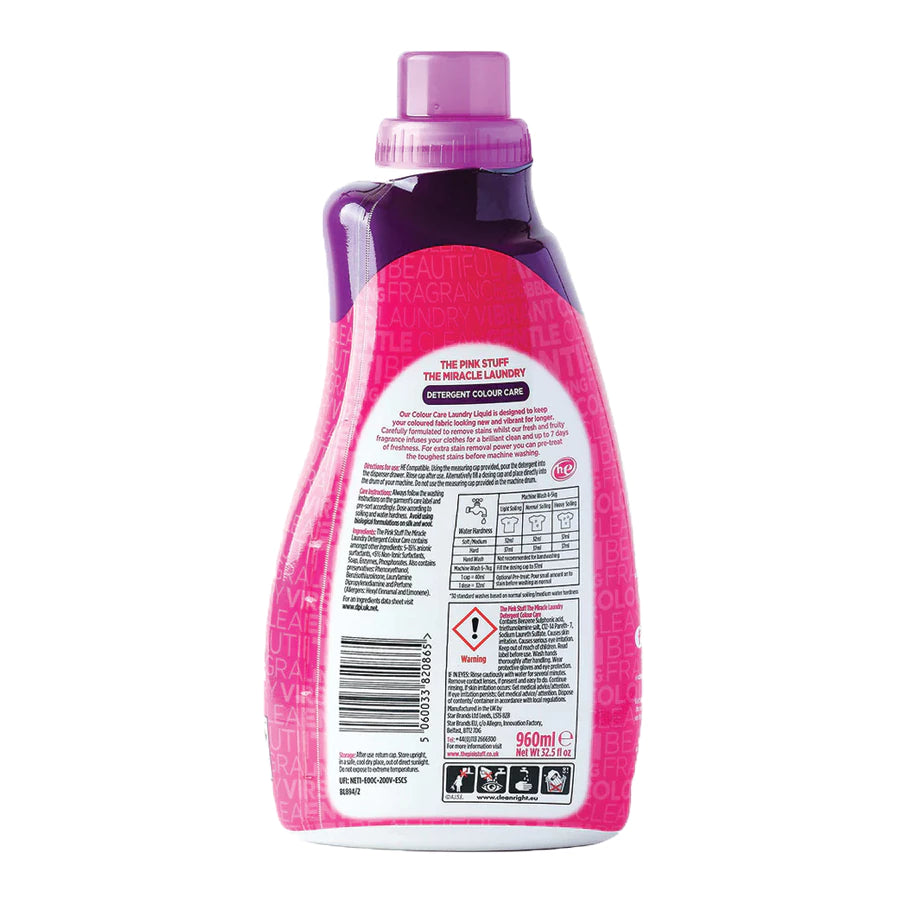 The Pink Stuff The Miracle Laundry Detergent Colour Care