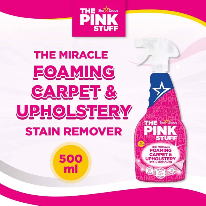 The Pink Stuff Miracle Foaming Carpet & Upholstery Stain Remover