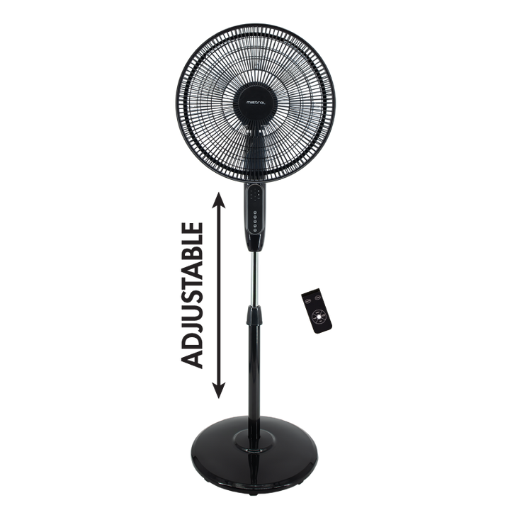 Mistral 16” DC Stand Fan with Remote MSF1610DR - Black
