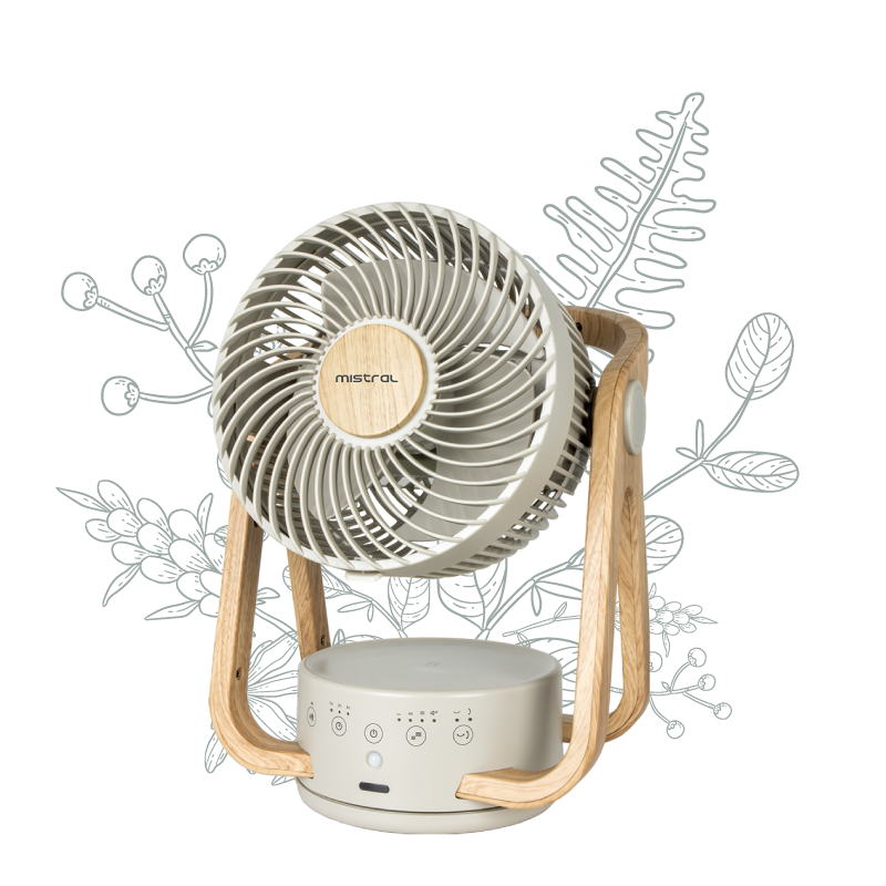Greenleaf by Mistral 8" DC High Velocity Fan with Remote MHV840R-G