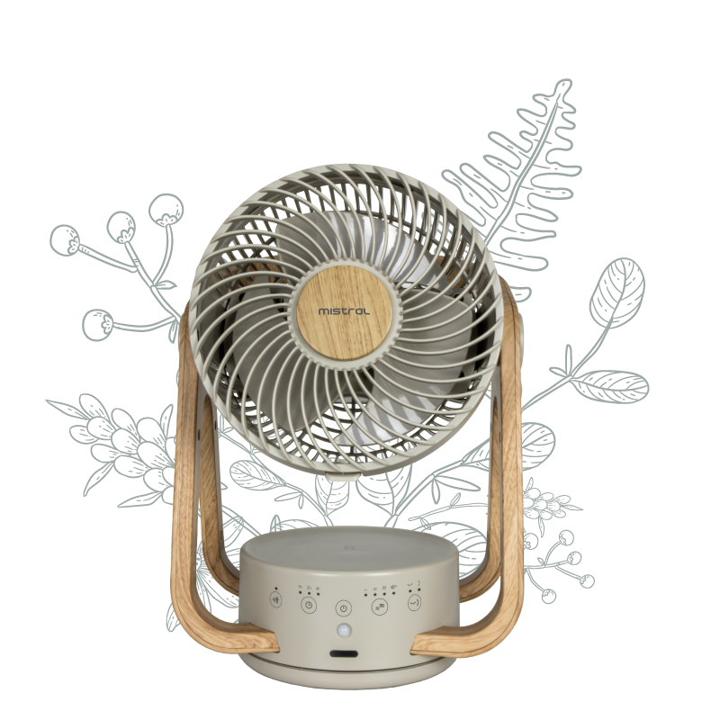 Greenleaf by Mistral 8" DC High Velocity Fan with Remote MHV840R-G - image 2