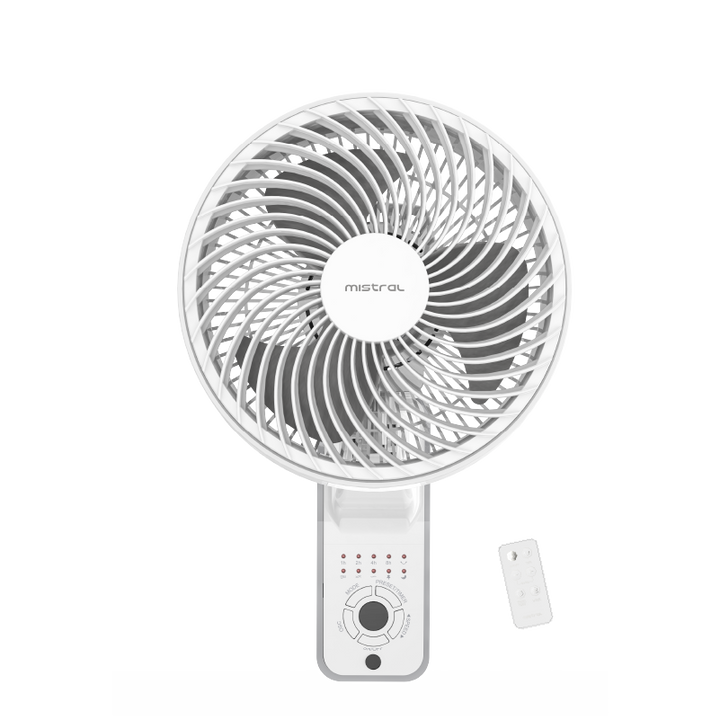 Mistral 9" DC Wall Fan with Remote MWF0935DR - White - image 3