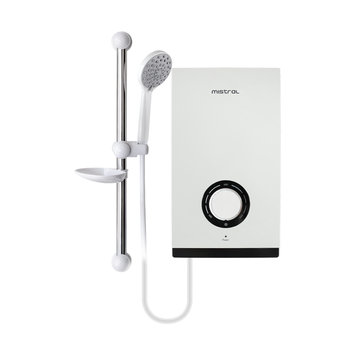 Mistral Shower Heater Copper Tank, Black