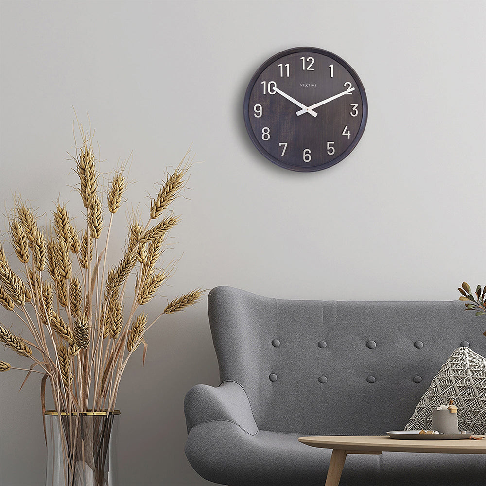 Jam Dinding NeXtime Precious 50cm (Hitam)