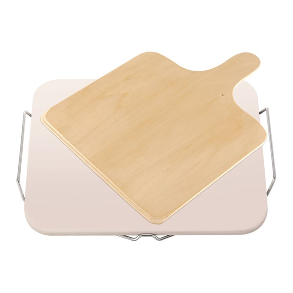 LEIFHEIT Baking Stone Square With Wooden Spatula