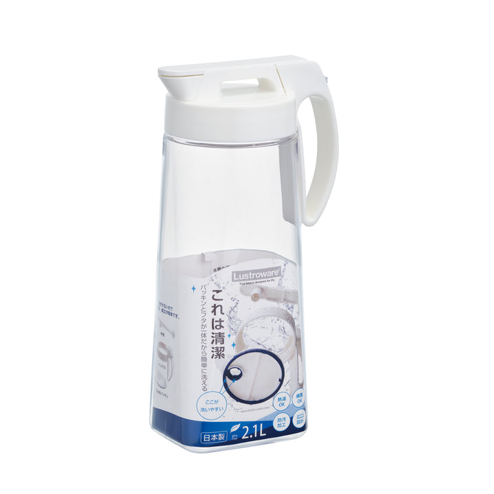 Pitcher Air Lustroware-2.1L Putih K-1276-NW