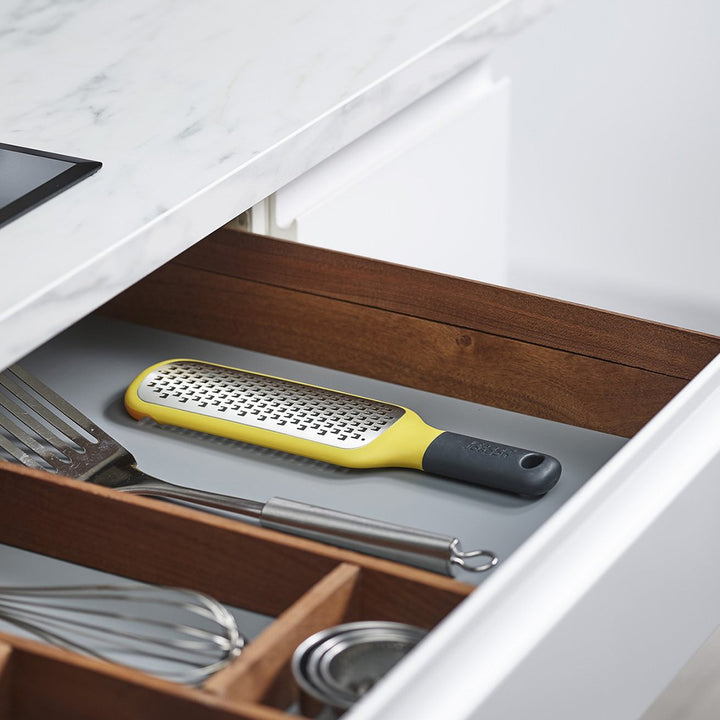 Joseph Joseph Gripgrater Fine Paddle Grater With Bowl Grip (Yellow)