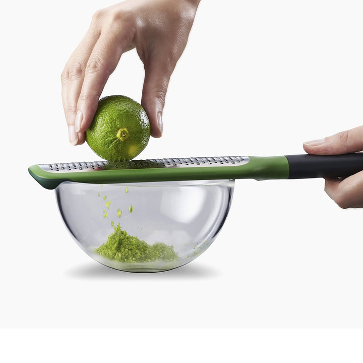Joseph Joseph Gripgrater Fine Paddle Grater With Bowl Grip (Green)