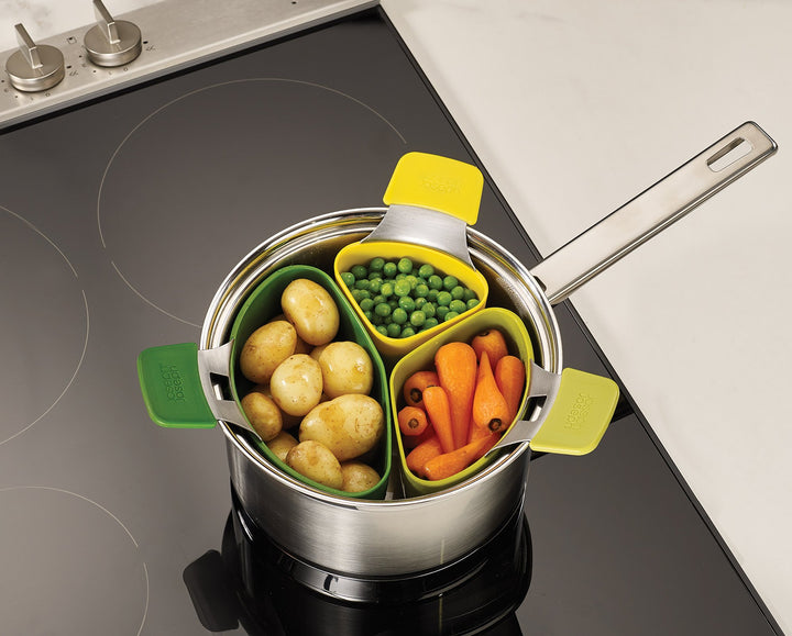 Joseph Joseph Nest Steam 3-piece Steaming Pod Set 3