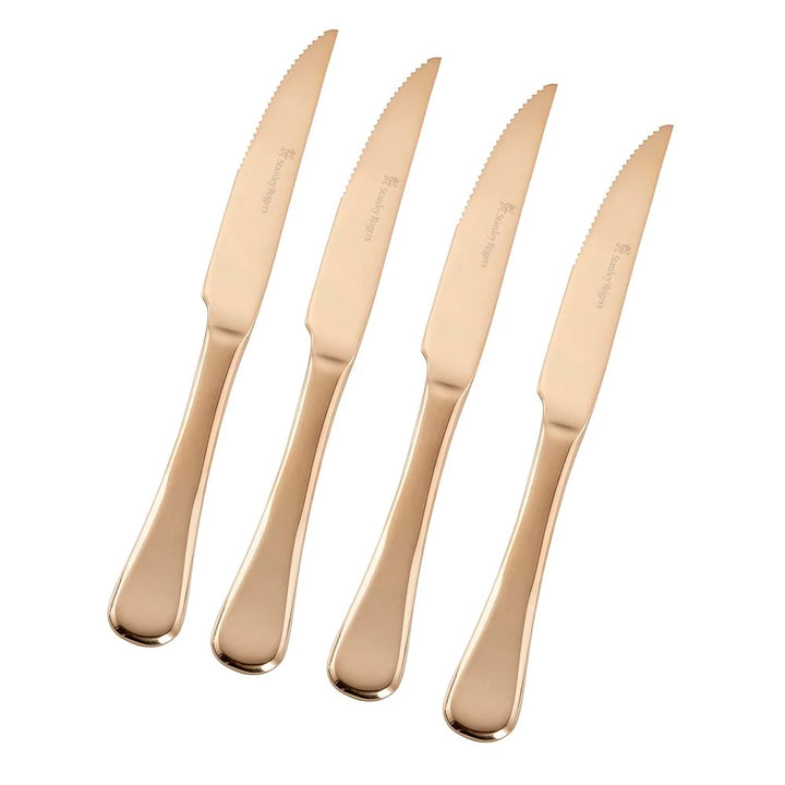 STANLEY ROGERS Pisau Steak Emas Chelsea 4 Keping 