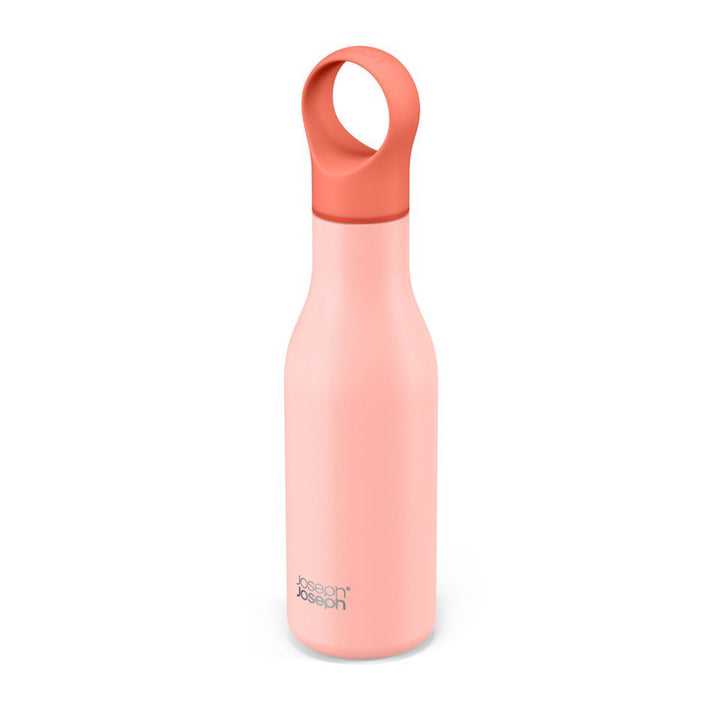 Botol Air Tertebat Vakum Keluli Tahan Karat Joseph Joseph Gelung 500ml (Karang)