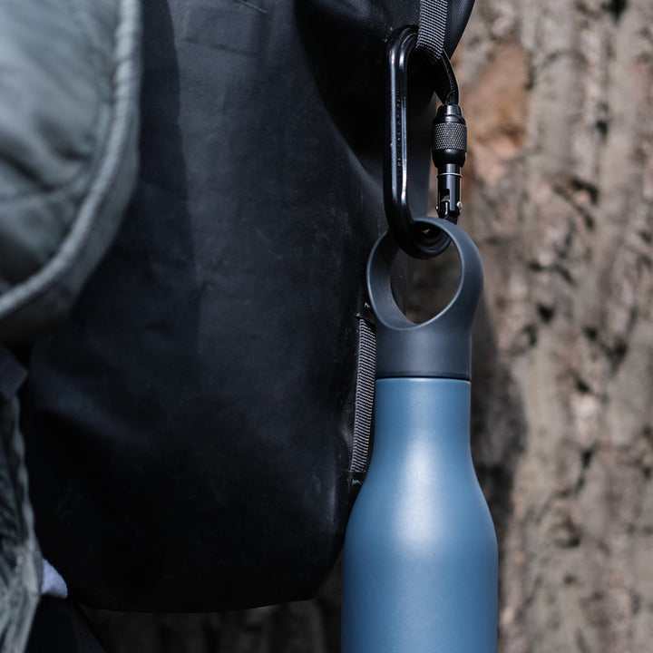 Joseph Joseph Loop 500ml Stainless-Steel Vacuum Insulated Water Bottle (Blue)
