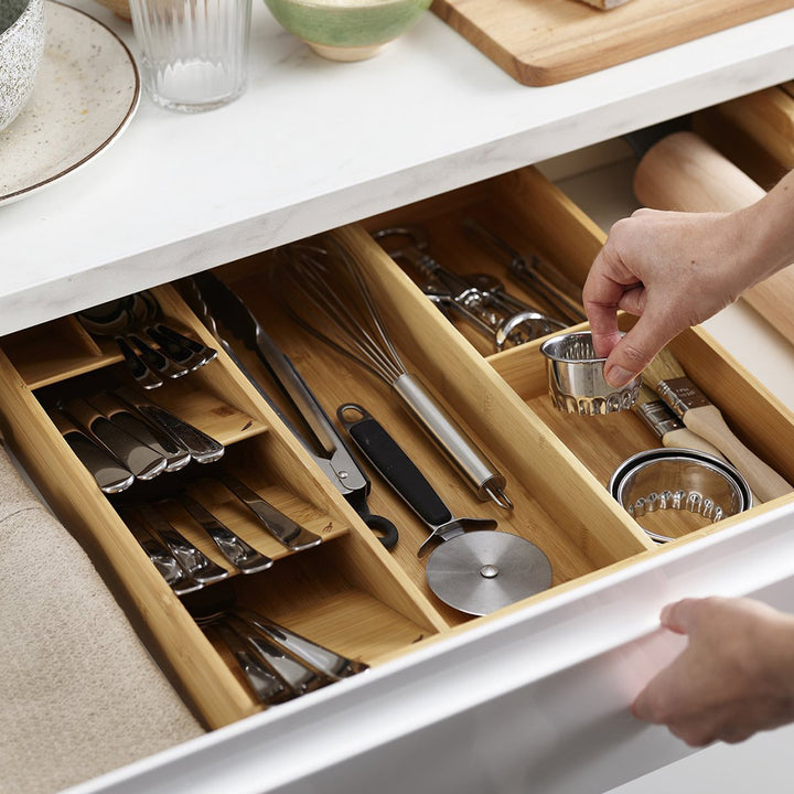 Joseph Joseph Drawerstore Bamboo Cutlery, Utensil & Gadget Organiser