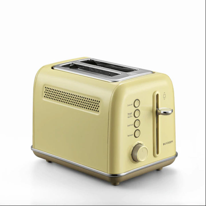 Buydeem 2-Slice Toaster, Kuning Lembut 