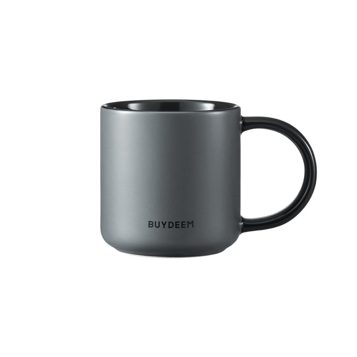 BUYDEEM Mug Seramik, Kelabu Gelap 