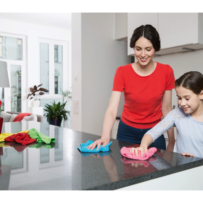 VILEDA Microfibre Cleaning Cloth 4pc