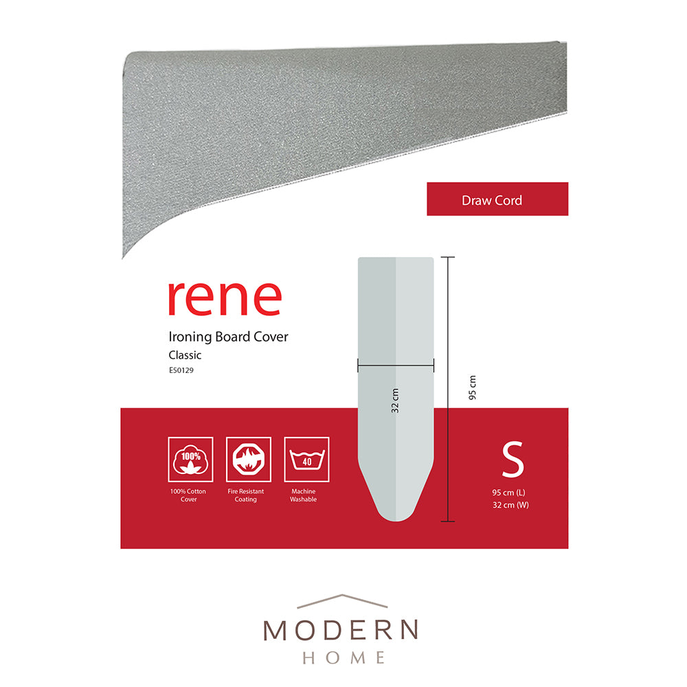 RENE Penutup Papan Seterika Tahan Panas [S/M/L]