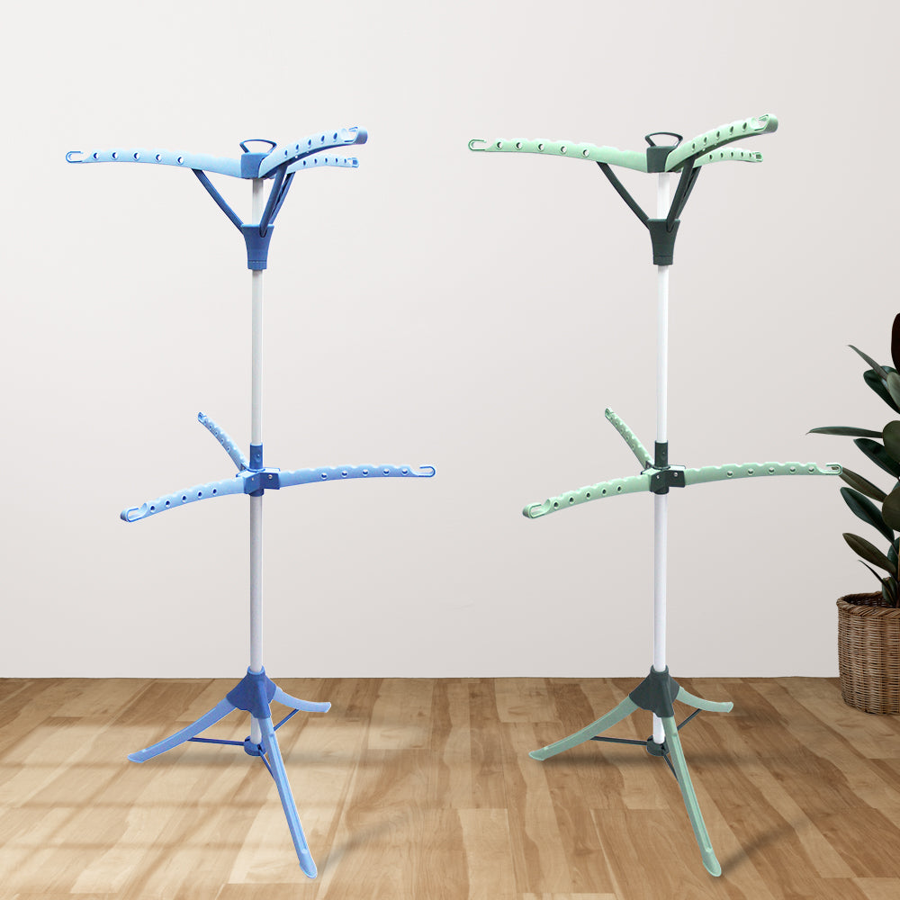 RENE Octo Laundry Rack In Blue E70400 1