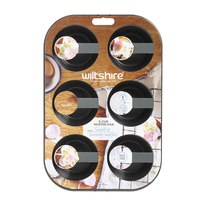 WILTSHIRE Easybake Muffin Dulang (6 Cawan)