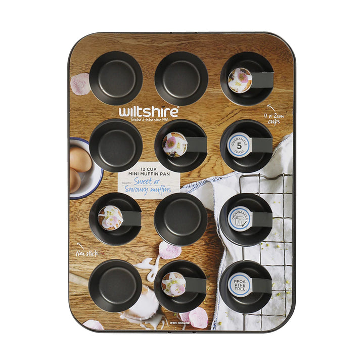 WILTSHIRE Easybake Muffin Tray (12 Cups)