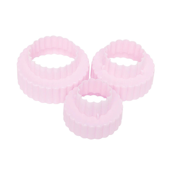 WILTSHIRE Cookie Cutters Dual Sided Round Set 3pc