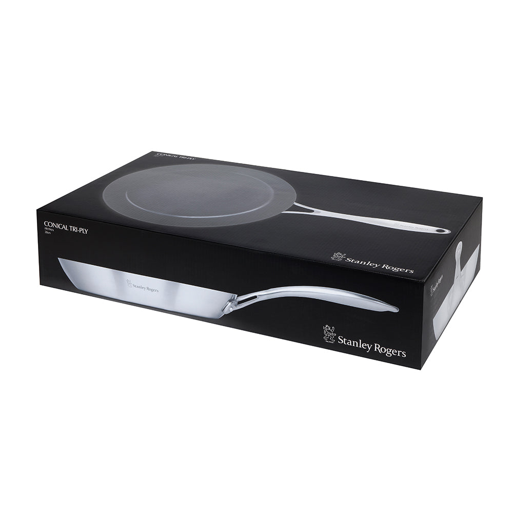 STANLEY ROGERS Conical Tri-Ply Frypan 28cm