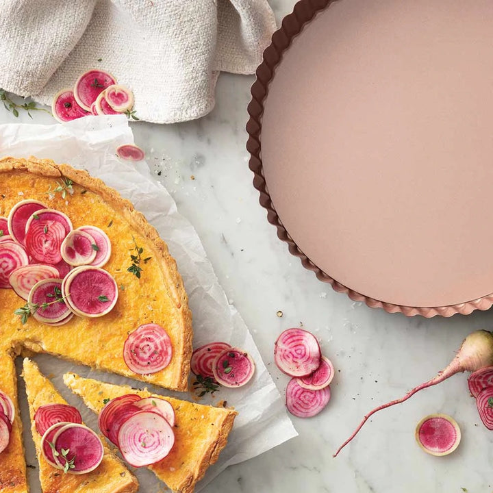 WILTSHIRE Rose Gold Elegant Quiche Pan 24cm