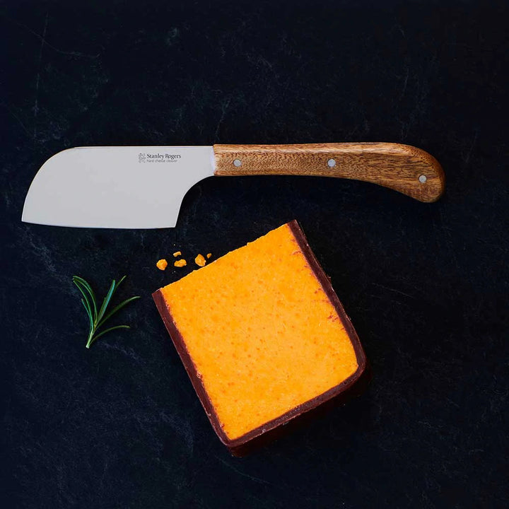 STANLEY ROGERS Pistol Grip Acacia Mini Cleaver