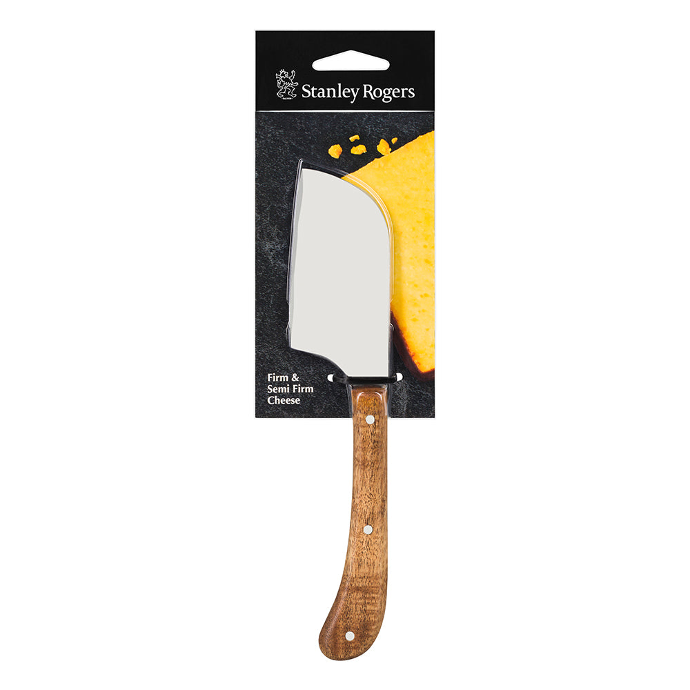 STANLEY ROGERS Pistol Grip Acacia Mini Cleaver