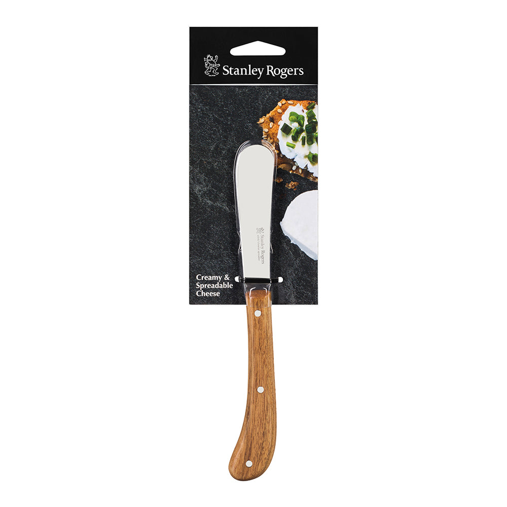 STANLEY ROGERS Pistol Grip Penyebar Keju Akasia
