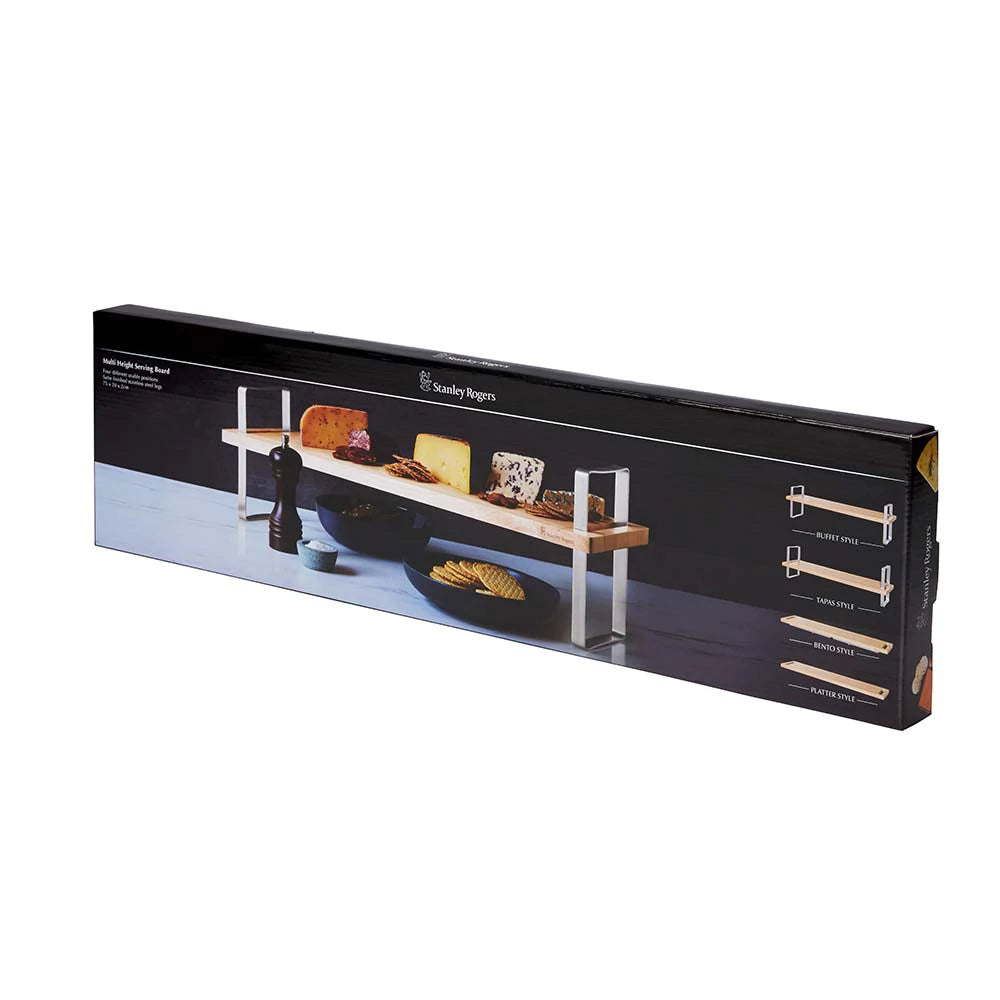 STANLEY ROGERS Multi Height Serving Board Large