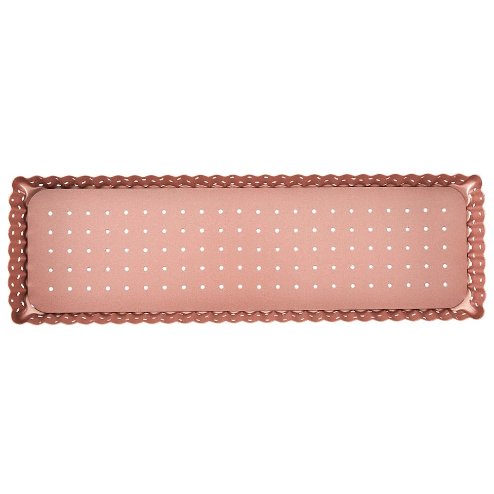 WILTSHIRE Kuali Tart Berlubang Rose Gold 34.5cm