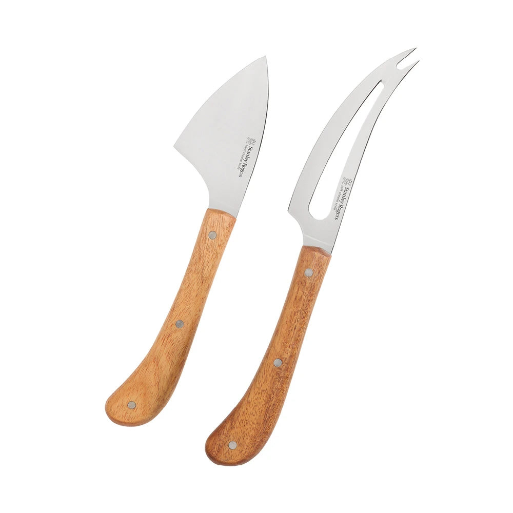 STANLEY ROGERS Pistol Grip Pisau Keju Akasia Set 2pc