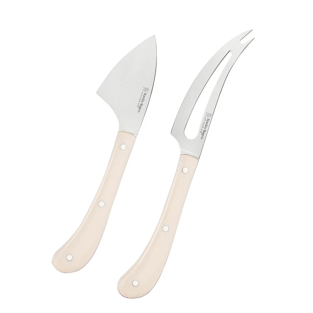 STANLEY ROGERS Pistol Grip "Cream" Cheese Knife Set 2pc