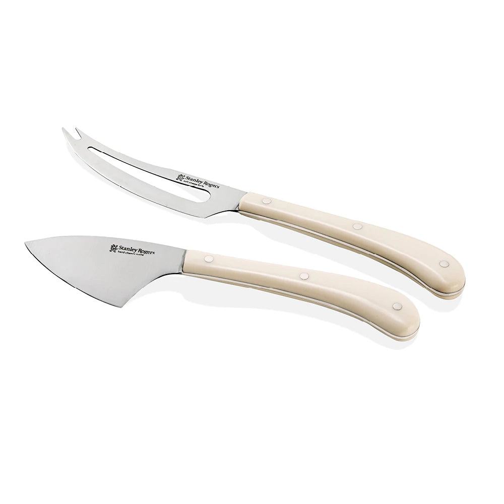 STANLEY ROGERS Pistol Grip "Cream" Cheese Knife Set 2pc