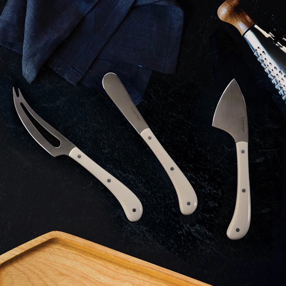 STANLEY ROGERS Pistol Grip "Cream" Cheese Knife Set 2pc