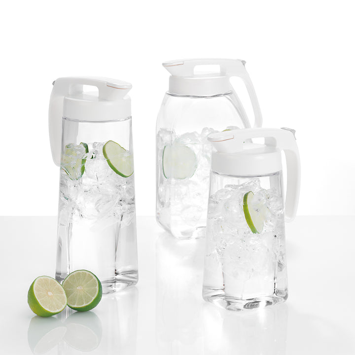 Lustroware Easy Clean Up Pitcher 1.6L White K-1285-W