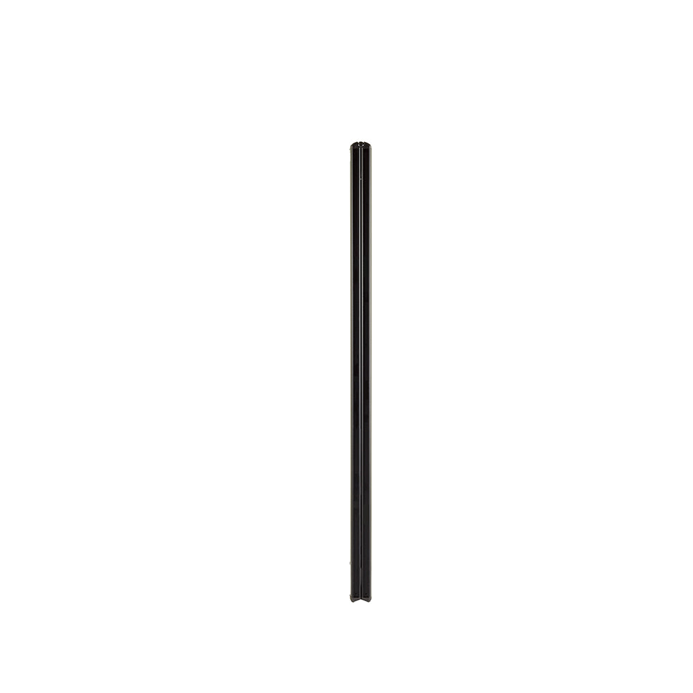 3 Slim Step Household Ladder black folded side view
