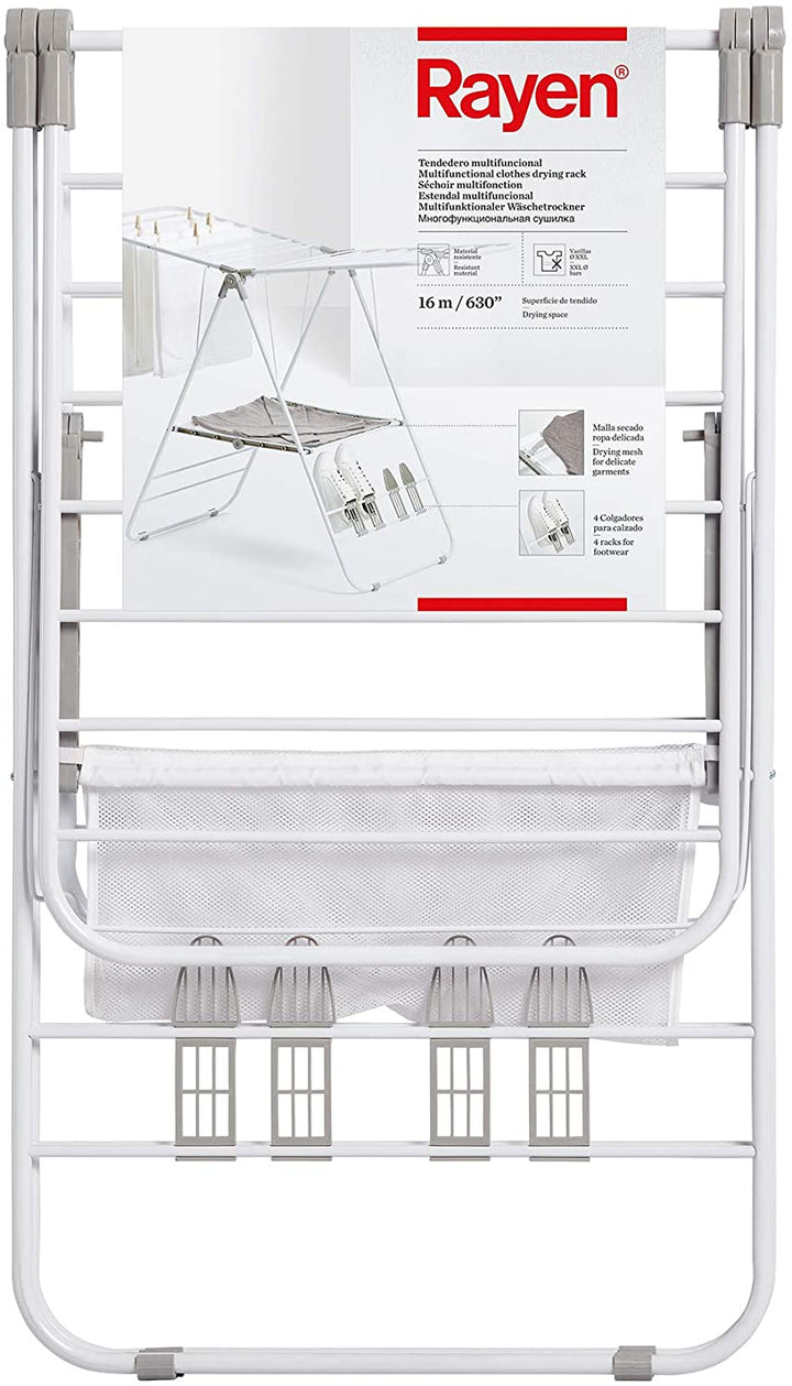 Rayen Multifunctional Clothes Drying Rack 145x61x98cm 6