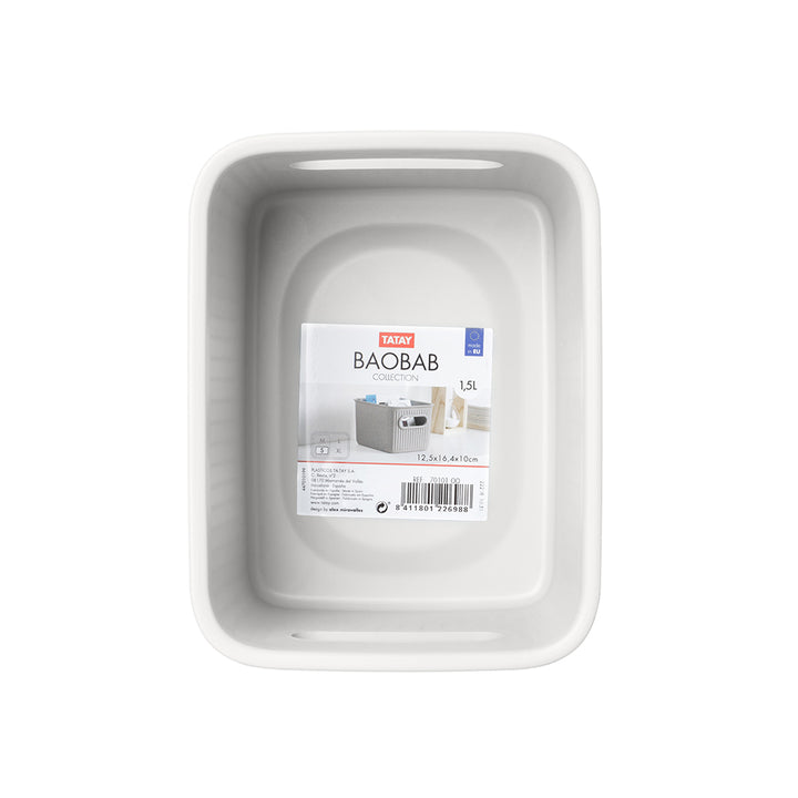 Bakul Penyimpanan Tatay S 1.5L BAOBAB (Putih) T0101.01