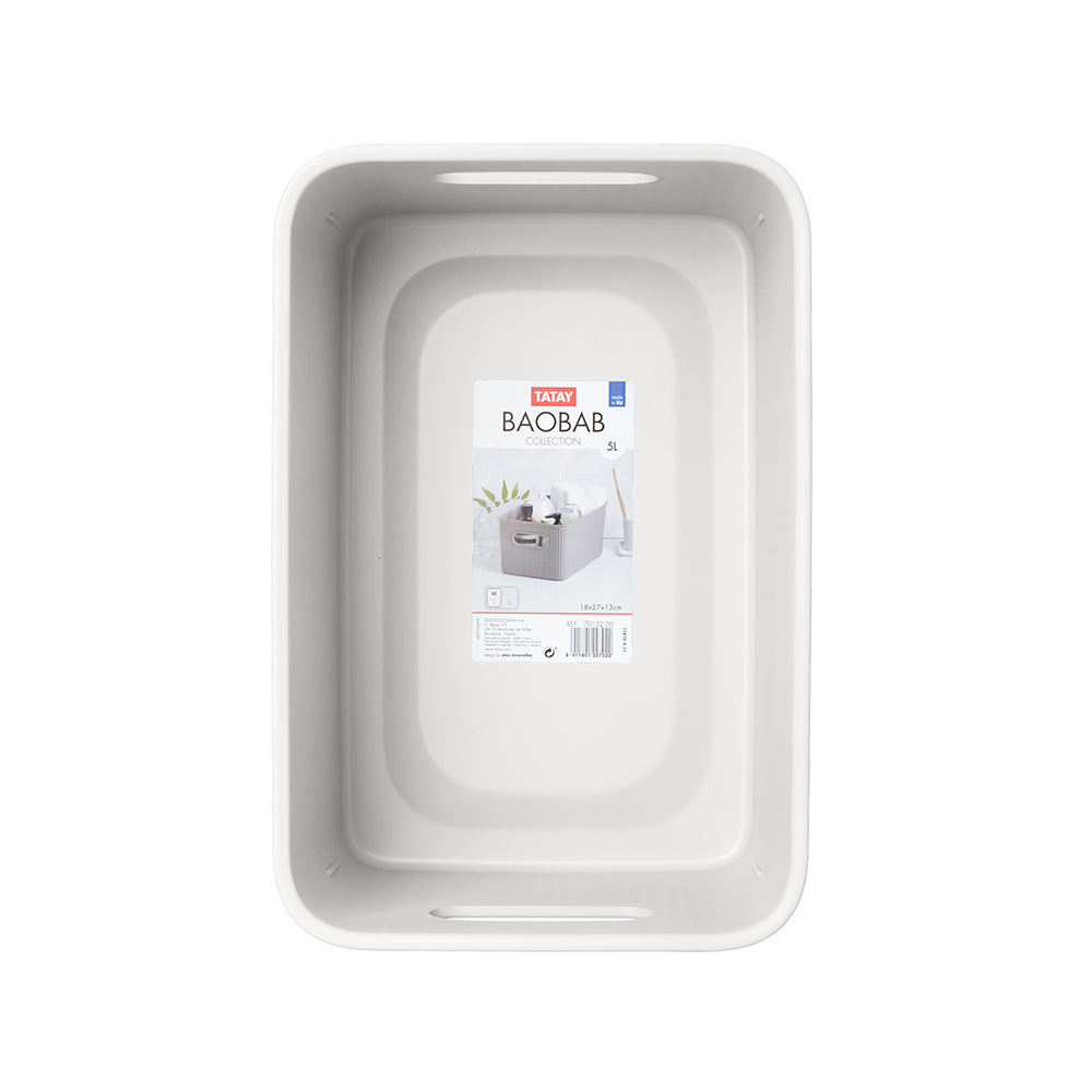Tatay Storage Basket M 5L BAOBAB (White) T0102.01