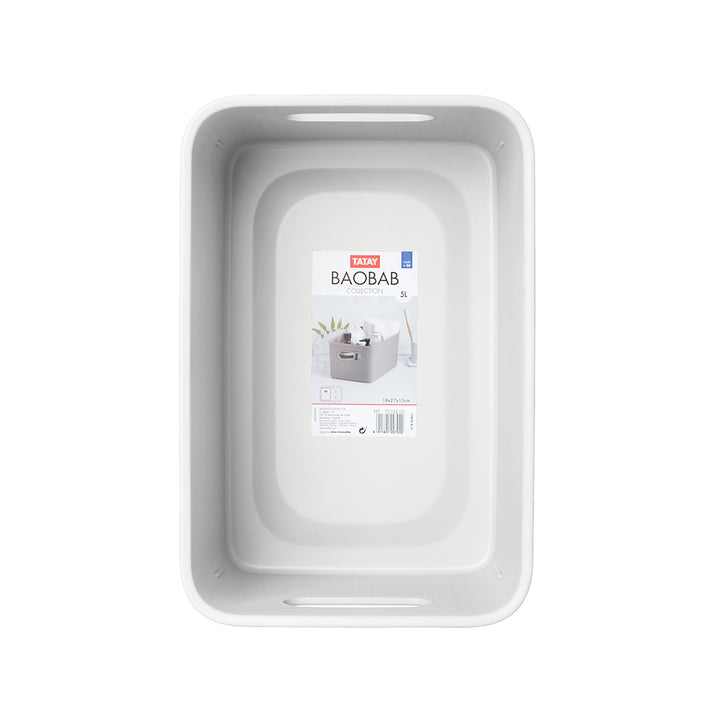 Tatay Storage Basket M 5L BAOBAB (White) T0102.01