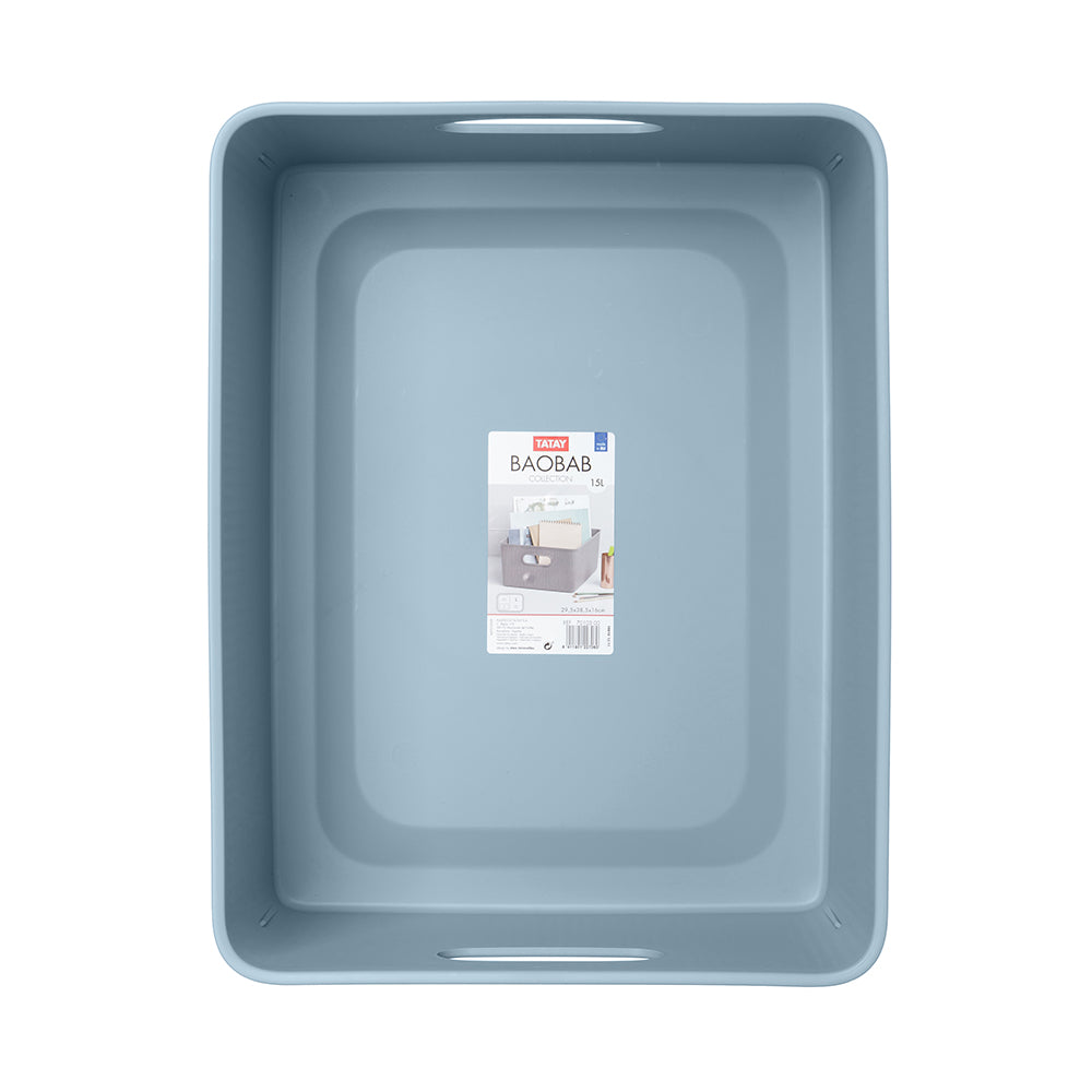 Bakul Penyimpanan Tatay L 15L BAOBAB (Biru) T0103.00