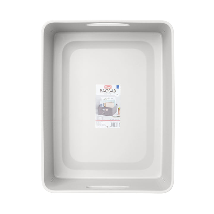 Tatay Storage Basket L 15L BAOBAB (White) T0103.01