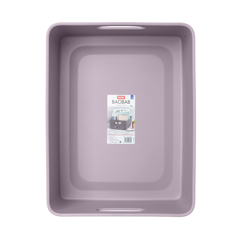 Tatay Storage Basket L 15L BAOBAB (Lilac) T0103.02