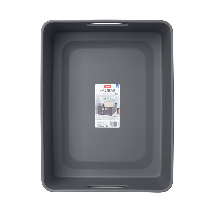Tatay Storage Basket L 15L BAOBAB (Grey) T0103.14