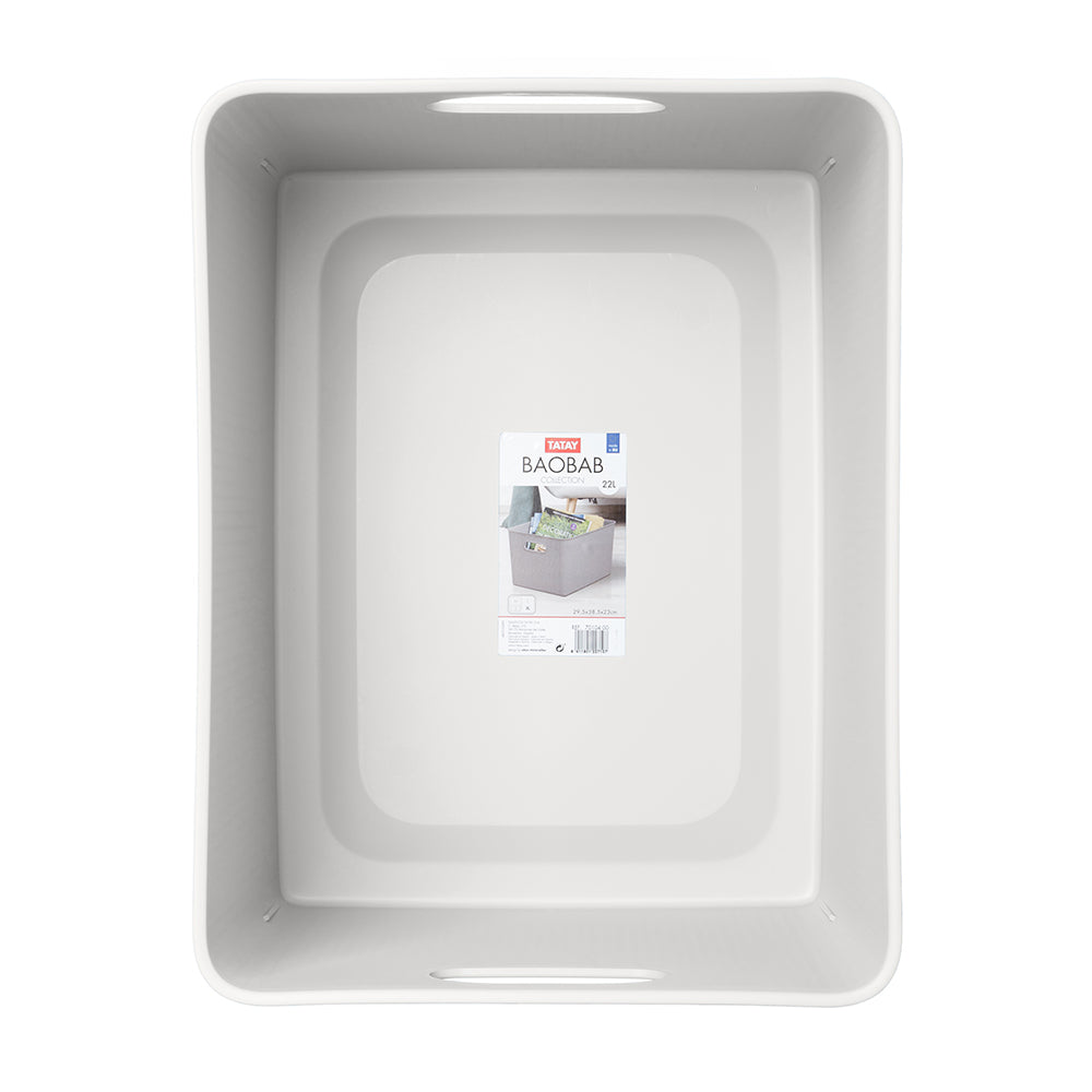 Bakul Penyimpanan Tatay XL 22L BAOBAB (Putih) T0104.01